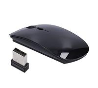 Lazmin112 Ratón Delgado Inalámbrico para PC Inteligente de 2,4G, Ratón Ergonómico para Ordenador Portátil, Posicionamiento Preciso de 1600 dpi con Receptor USB para Ordenador Portátil de