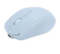 Lazmin112 Ratón Inalámbrico, 5.0 y 2.4G Modo Dual Recargable Ergonómico Silencioso con Receptor USB, para Computadora Portátil PC Tableta (Blue)