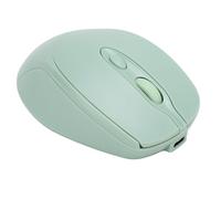 Lazmin112 Ratón Inalámbrico, 5.0 y 2.4G Modo Dual Recargable Ergonómico Silencioso con Receptor USB, para Computadora Portátil PC Tableta (Green)