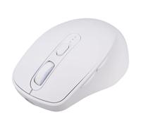 Lazmin112 Ratón Inalámbrico Ai, Entrada De Voz, Micrófono Integrado, Traducción 152 Idiomas, Chatgpt, 800, 1600, 2400, 4000 PPP, Ratón Inteligente Recargable para Trabajar, Estudiar (White)