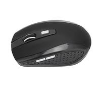 Lazmin112 Ratón Inalámbrico para Computadora, Ratones ópticos USB Inalámbricos de 2.4GHz, 3 Niveles dpi Ajustables, Soporte para Computadora Portátil, Computadora de Escritorio, PC (Black)