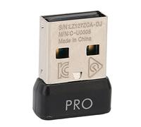 Lazmin112 Receptor de Ratón USB, Inalámbrico 2,4G Fácil de Reemplazar ABS Portátil Mini Receptor de Ratón, Plug and Play, Accesorio de CompuTORA ADECUAD