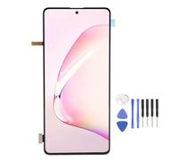 Lazmin112 Reemplazo de Pantalla de 6,7 Pulgadas, Conjunto de Digitalizador de Pantalla Táctil para Note 10 Lite SM N770F DS, con Herramientas de Reparación, Multitáctil, Resolución de