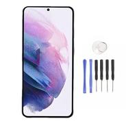 Lazmin112 Reemplazo de Pantalla S21 5G, Conjunto de Digitalizador de Pantalla Táctil con LCD de 6,2 Pulgadas con Kit de Reparación, para SM G991/G991B SM G991U