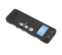Lazmin112 Registrador Activado por el Idioma, Dispositivo de Grabación Digital Portátil Profesional una Clave Reducción de Ruido de la Clave para Reuniones (32GB)