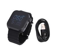 Lazmin112 Reloj con Metrónomo Vibratorio, Metrónomo Portátil con Velocidad Ajustable de 40 a 240 Bpm y Múltiples Tipos de Ritmo, para Práctica de Guitarra, Piano y Física