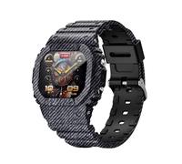Lazmin112 Reloj Inteligente, Monitor de Actividad Física con Pantalla Táctil de 1,75 Pulgadas con Llamadas Bluetooth, Monitor de Frecuencia Cardíaca Durante el Sueño, Más de 100 Modos (Black)