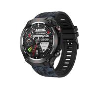 Lazmin112 Reloj Inteligente, Pantalla IPS 1,45 Pulgadas, 100+ Modos Deportivos, GPS, Resistente Agua, Recordatorio por Vibración, 13 Idiomas, Carga Magnética, Monitorización Sueño (Camuflaje Negro)