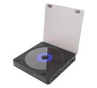 Lazmin112 Reproductor de DVD, Salida AV 1080P para Todas Las Regiones con Soporte USB CD MP3, Carga Rápida Multifunción Compacto Portátil para Pantalla de de TV