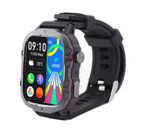 Lazmin112 Smart Watch, BT Sport .96 -Volle -Touch Screen 22 mm MAmband High Fidelity LoUddSpeaker para Deportes (Black)