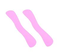 Lazmin112 Solicitud de Pestería Falsa de Silicona, Suavemente Reutilizable, Fácil de Aplicar el Cojín de Soporte de Pestañas de 2 Piezas de Luz para el Trasplante para el Salón de Belleza (Rosa roja)