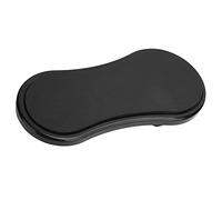 Lazmin112 Soporte de Brazo para Computadora, Material ABS, Extensor de Reposabrazos para Reposabrazos Giratorio de 180 °, para Mesa, Oficina, Silla, Escritorio (Negro)