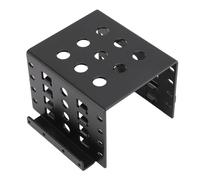 Lazmin112 Soporte de Montaje HDD SSD de 2,5 Pulgadas, Soporte de Disco Duro Adaptador de 2,5 Pulgadas a 3,5 Pulgadas, Soporte de Almacenamiento de Disco Duro de Diseño Hueco de Aleación