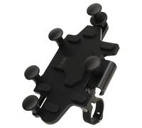 Lazmin112 Soporte de Teléfono de Motocicleta, 540 Grados de 540 Grados Absorción de Choque Ajustable Motocicleta -enker -handy manejo para Bicicleta (BLACK)