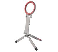 Lazmin112 Soporte Magnético para Trípode para Teléfono, Rotación de Doble Eje, Fuerte Succión Magnética, Puerto de Tornillo Expandible de 1 4 Pulgadas para Trípodes y Luces de Relleno