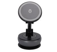 Lazmin112 Soporte para Teléfono con Imán de Succión Al Vacío, Giratorio de 360° Ajustable con Imán Fuerte de 2800 GF y Brazo de Metal de 2 Ejes, para Ventana del Parabrisas del Tablero