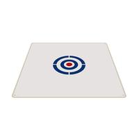 Lazmin112 Swing Practice Target Tela Duradera Lienzo Red de Bateo Ayuda para Entrenamiento en Interiores Al Aire 1.5x1.5m (White)