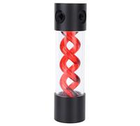 Lazmin112 Tanque de Enfriamiento de Agua, Depósito de Enfriamiento de Agua Cilíndrico Acrílico de 4 Orificios de 200 Mm, 50 Mm de Diámetro, para Sistema de Enfriamiento de CPU de Computadora