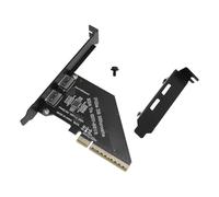 Lazmin112 Tarjeta Adaptadora PCIe a Oculink SFF 8612, Tarjeta de Expansión PCIe 4.0 de 8 Carriles con Ancho de Banda de 128 GT/s para NVMe SSD EGPU, Plug Play, Compatible con 10 11