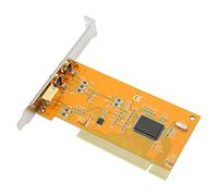 Lazmin112 Tarjeta de Captura PCI Express Resolución 640x480 Calidad de Imagen Clara, Alta Compatibilidad con Software de Videoconferencia H.324 y Varios Formatos de Almacenamiento Imágenes