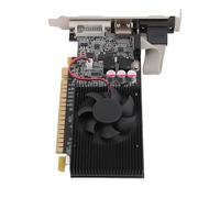 Lazmin112 Tarjeta Gráfica DDR3 de 2 GB de 64 bits, Tarjeta Gráfica para Juegos de Computadora de Escritorio con Ventilador de Refrigeración, Plug and Play, Interfaz Multimedia HD, para