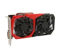 Lazmin112 Tarjeta Gráfica de 6 GB GDDR6 de 192 bits con Ventilador de Refrigeración Dual, Reloj GPU de 1365 MHz, Interfaz de 3 Salidas, PCI Express 3.0 X16, para PC para Juegos