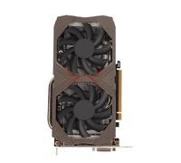 Lazmin112 Tarjeta Gráfica para Juegos 6 GB GDDR6 de 192 bits, GPU de 1680 MHz, Reloj de Memoria de 14000 MHz, Ventilador de Refrigeración Dual, PCI Express 3.0 X16, Interfaz de 3 Salidas