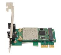 Lazmin112 Tarjeta WiFi, 300Mbps 2.4GHz 5.0GHz 512AN MMW PCIE Tarjeta WLAN Inalámbrica Plug and Play Adaptador PCIE a Mini PCIE para Computadora Portátil