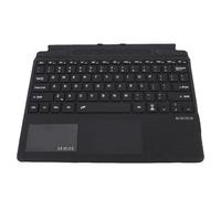 Lazmin112 Teclado Bluetooth con Panel Táctil, Teclado Retroiluminado RGB Inalámbrico Portátil, Gestos Multitáctiles, Material ABS de PU Similar Al Cuero, con Panel Táctil Grande y (Black)