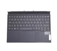 Lazmin112 Teclado de Tableta 2 en 1 para D10 Yoga Duet3 Inalámbrico Ultradelgado con Panel Táctil y Batería Recargable Incorporada para Reemplazo de Teclado de Tableta y Computadora Portátil