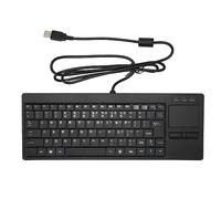 Lazmin112 Teclado Industrial, Teclado Resistente con Panel Táctil, Teclado de Computadora con Cable, Teclado IPC Plug Play con Pie de Tijera X, para Industria, Barco, (Interfaz USB con