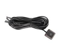 Lazmin112 Teclado Mecánico con Interruptor Azul, Botón de Encendido de PC Externo Retroiluminado, Cable Largo de Material Duradero para Computadora de Escritorio, Juegos de Oficina (luz