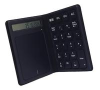 Lazmin112 Teclado Numérico 23 Teclas, Teclado Numérico Inalámbrico con Calculadora y Panel Táctil, Portátil Plegable 3 en 1 para, OS X, Tableta, PC