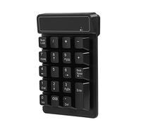 Lazmin112 Teclado Numérico Inalámbrico, Portátil Digital con 19 Teclas de Suspensión Teclado Numérico Resistente Al Agua, Tecla de Miles Incorporada, Utilizada para Escrita Al Tacto