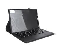 Lazmin112 Teclado para Tableta con Estuche, Teclado Bluetooth Magnético Desmontable con Trackpad Multitáctil, Funda para Tableta de Cuero PU Negro, para Tab M10 5G de 10,6 Pulgadas