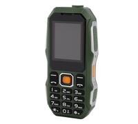 Lazmin112 Teléfono Móvil con Botones Grandes para Personas Mayores, Doble Sim y Doble Modo Espera, FM, Vídeo, Libro Electrónico, 13 Idiomas, Linterna, 5800 Mah, (Enchufe de la UE)