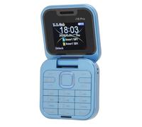 Lazmin112 Teléfono Plegable para Personas Mayores, Teléfono Móvil Plegable 2G con Botones Grandes, Sonido Fuerte, SIM Dual, Marcación Rápida, Radio FM, Linterna LED, Teléfono para Personas