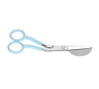 Lazmin112 Tijeras de Buckbill, Manijas de Plástico Apliques de Apliques de Pato de Pato de 6 Pulgadas Ergonómicamente para Cortar Ropa para Bordado (Azul del lago)