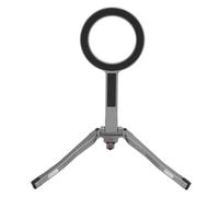 Lazmin112 Trípode Magnético para Teléfono, Soporte Plegable Antideslizante de Aleación de Aluminio con Rotación de 360°, Compacto y Ligero para Grabación de Vídeo en Vivo de Selfies