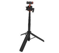Lazmin112 Trípode/Palo Selfie, Soporte Magnético de Aleación de Aluminio con Abrazaderas Dobles y Soporte de Zapata Fría, para Cámara Action 3 4 5 Pro Extensión de 20,9 Pulgadas