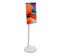 Lazmin112 TV Enrollable Portátil, TFT HD LCD BT TV Rolling Pantalla de Pantalla de 21.5 Pulgadas para Transmisión en Vivo (Enchufe de la UE 100-240V)