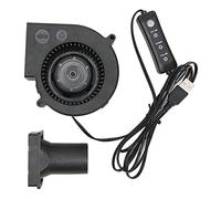 Lazmin112 Ventilador de Refrigeración del Soplador, Ventilador Turbo de Refrigeración USB de 5 V CC 3800 RPM con Entrada de Aire de 60 Mm, Modo de Velocidad de 3 Ventiladores, 97x97x33 Mm