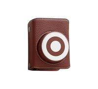 Lazmin112 X-Half Funda para Cámara, Cubierta Protectora contra Arañazos de 360 Grados con Forro de Terciopelo Suave, Ergonómico Textura Antideslizante, Puerto de Montaje para Trípode, (Brown)