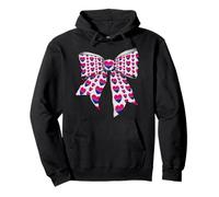 Lazo de Coqueta LGBTQ Bisexual Pride Bi Flag Heart Sudadera con Capucha