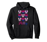 Lazo de coqueta para niña LGBTQ, bisexual, con bandera del orgullo bisexual, de Ally Sudadera con Capucha