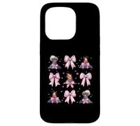 Lazo de coqueta para niña Volcano Geology Magma Lava, color rosa Carcasa para iPhone 15 Pro
