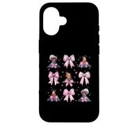 Lazo de coqueta para niña Volcano Geology Magma Lava, color rosa Carcasa para iPhone 16