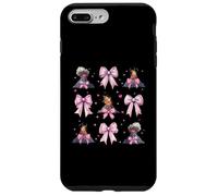 Lazo de coqueta para niña Volcano Geology Magma Lava, color rosa Carcasa para iPhone 7 Plus/8 Plus