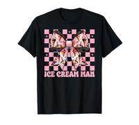 Lazo de Coqueta Rosa con Forma de Cono de Ice Cream Man Camiseta
