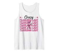 Lazo de Coqueta Rosa Crazy Flamingo Lady Flamingo para niña y mamá Camiseta sin Mangas